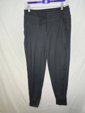 Lole Ladies Black Lounge Pants With Cuffs Size Medium
